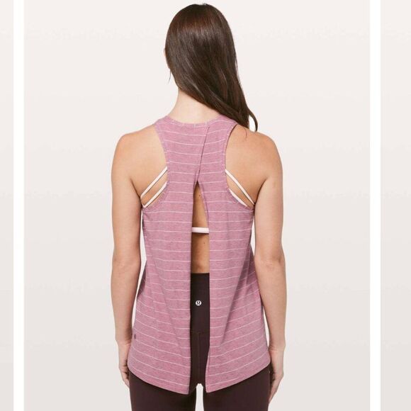 Lululemon All Tied Up Tank So Merlot - Picture 7 of 8